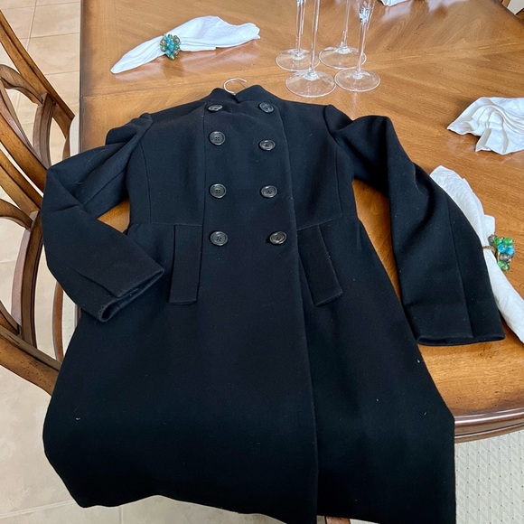 Women’s banana republic wool pea/dress coat xs - Picture 7 of 14